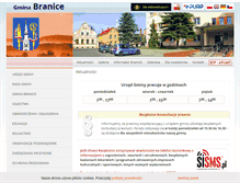 Tablet Screenshot of branice.pl