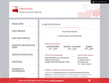 Tablet Screenshot of bip.branice.pl